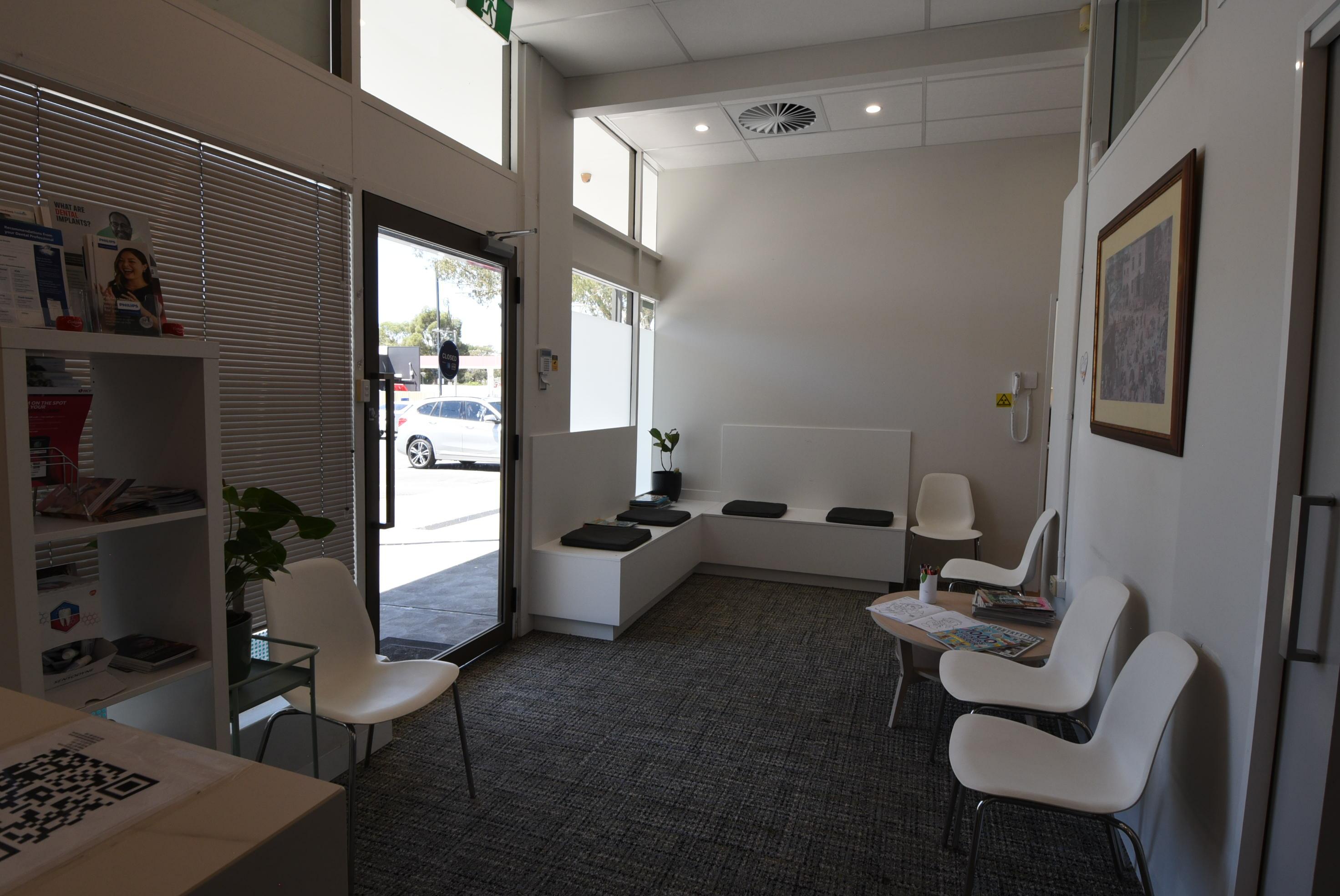 Reception area at Kaleen Family Dental Surgery